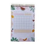 Monthly Planner, A5 Notebook, Monthly Goals, Habit Tracker and Notes Section