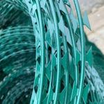 product_image_name-Generic- Green Galvanized Razor Wire Concertina Wire 450mm-1