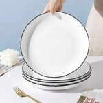 product_image_name-Generic- 6Pcs 10 Inch Japanese Ceramic Deep Dinner Plates- white-2