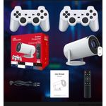 Home Video Game Console Projector 2-in-1 Wireless Controller Red Packaging Android 11 2nd Generation Game Projector