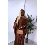 Brown offshoulder  kaftan 