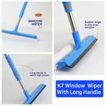 Teepee Glass Wiper With Telescopic Stick