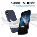 product_image_name-Generic-Apple iPhone X/XS 5.8 INCH Real Silicone Case, Inside Microfiber Lining Cover-3