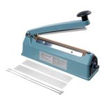 Impulse Polythene Bag Sealing Machine Plastic Food Bags Heat Sealer-200mm