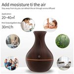 product_image_name-WakeView-Air Humidifier USB Air Diffuser Aromatherapy Machine Dark Wood Grain-4