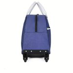 product_image_name-Fashion-Large Capacity Trolley Bag with Wheels - Blue (53*23*36cm)-6