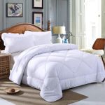 Elegant Binded white striped duvet