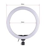 product_image_name-Generic-Compact Ring Light QX300 12" for Video Recording-2