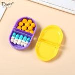 product_image_name-Generic-Mini Pill Case Pill Box 2 Grids Tablet Pill Organizer Case Dispenser Travel Tablet Holder Container Medicine Drug Storage Box-2