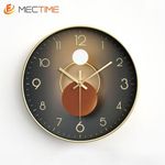 product_image_name-Generic-12 Inches Wall Clock Silent Quartz Clock Household - Decorative Painting-6