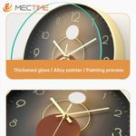 product_image_name-Generic-12 Inches Wall Clock Silent Quartz Clock Household - Decorative Painting-7