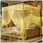 Mosquito Net With Metallic Stand White 5*6