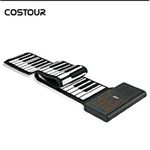 Musical Keyboard Hand-rolled piano 49 keys thickened foldable soft keyboard