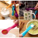 5pcs Colourful measuring/seasoning spoons set