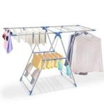 product_image_name-Generic-Outdoor Multifunctional Folding Clothes Drying Rack – Heavy-Duty Portable Laundry Hanger Stand-1