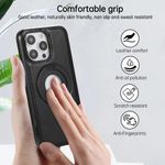 product_image_name-Generic-Premium Magnetic Leather iPhone Ip14 Pro Back Cover with Stand – Elegant, Shockproof & MagSafe Compatible-8