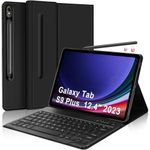 product_image_name-Generic-Phone Case For Samsung Galaxy Tab S9 Plus Keyboard Case 12.4?, Smart Folio Case with S Pen Holder((X810/X816B/X818U)-1