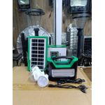 Newview NV-T202 Solar Lighting System – 3 LED Lights with Mobile Charging & Cable