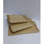 product_image_name-Generic-3 in 1 Bamboo Serving Tray Set with Gold Handles-2
