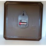 product_image_name-Rikon-QUARTZ WALL CLOCK 1551 SIZE 27.5*27.5CM BROWN SQUARE-2