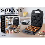 product_image_name-Sokany-Electric Non-Stick Donut Maker Machine - 12 Hole Doughnut Baker with Automatic Temperature Control-5