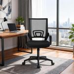 product_image_name-Office Supply-Ergonomic Mesh Office Chair With Lumbar Support (Mid-Back)-1
