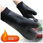 product_image_name-Generic-2PC Silicone Heat Resistant Oven Gloves / Oven Mitts-1