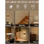 product_image_name-Generic-Motion sensor wireless magnetic night light Smart home decor USB rechargeable wall lamp-4