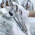 product_image_name-Generic-Executive Egg-Shaped Cutlery Set Silver colour (36 pc)-3