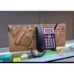 Fixed Wireless Desk Phone Single SIM – Caller ID, SMS, Loud Speaker, Long Battery Backup, Easy Setup, Desktop Landline Alternative