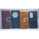 product_image_name-Generic-iPhone 13 Pro Max Executive Leather Wallet Flip Cover – Magnetic Stand Shockproof Case - Light Brown-2