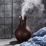 product_image_name-Generic-Essential Oil Diffuser Humidifier Aromatherapy Walnut Wood Grain Vase Aroma LED-8