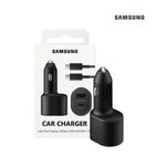 product_image_name-Samsung-Galaxy F42 5G (45W+15W) Dual port superfast car charger With USB Type C Cable -1