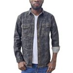 Black Men Camouflage Shirts 