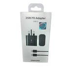Samsung 25 W Fast Charger With C to C Cable for Galaxy A05, A05s, A14, A15, A24,A25,A34,A54,A74