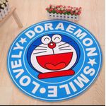 Doraemon non slip round mat for yoga,baby play, dining,prayer