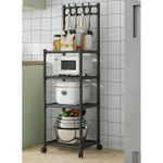 product_image_name-Generic-4 Tier Multipurpose Rack With Hooks-2