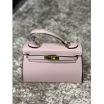 product_image_name-Generic-Women's Luxury Structured Top-Handle Mini Handbag with Gold-Tone Lock-3