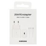 product_image_name-Generic-Samsung NOTE 20 Fast Charger 25W with USB Type C To C Cable in White-2