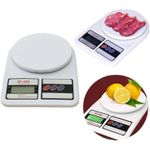 product_image_name-Generic-SF-400 Digital Kitchen Scale 10kg High Precision Electronic Weighing Scale LCD Tare Function Multi Unit Food Coffee Baking Compact Portable-3