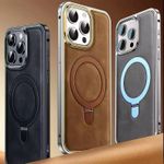 product_image_name-Generic-Premium Quality Leather Case with MagSafe for iPhone 16 Pro Max – Elegant, Protective & Magnetic Compatible-4