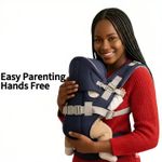 Comfortable Warm Baby Carrier with Hood – Ergonomic, Breathable, Adjustable Infant Carrier for Newborns & Toddlers, Hands-Free Sling with Safety Straps, Padded Support & Winter Protection