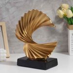 product_image_name-Generic-Luxury Abstract Wave Sculpture – Modern Resin Table Décor-6