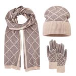 3 IN 1 WINTER SET HAT,SCARF AND GLOVES