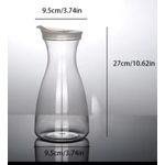 product_image_name-Generic-1.6L Acrylic Water Pitcher with Lid - Clear Juice & Milk Carafe Jug-2