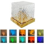 Touch rechargeable USB led crystal night lights table lamp
