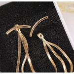 product_image_name-Fashion-Gold Tassel Dangle Earrings -3