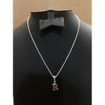 product_image_name-Fashion-Original/Pure Silver Necklace With  Letter R-1