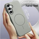 product_image_name-Generic-Grey Skin Touch Ultra-Slim Magnetic Protective Case for Samsung S24 Plus – Luxurious Matte Finish, Shock-Resistant, Lightweight, Wireless Charging Compatible-4