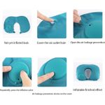 product_image_name-Generic-Inflatable Travel Pillow Manual Pressurized Automatic Inflatable Pillow U-Shaped  Breathable Comfortable Pillow Core Cervical Lumbar Office Rest Travel The Best Gift-2